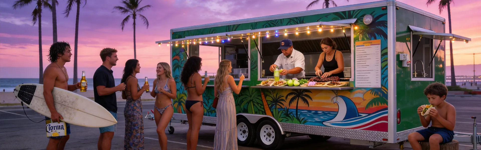 Kwadratowy food truck