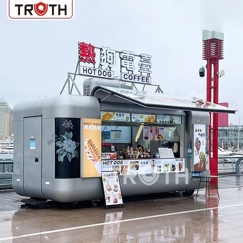Ciężarówka do serwowania hot dogów z pełną kuchnią