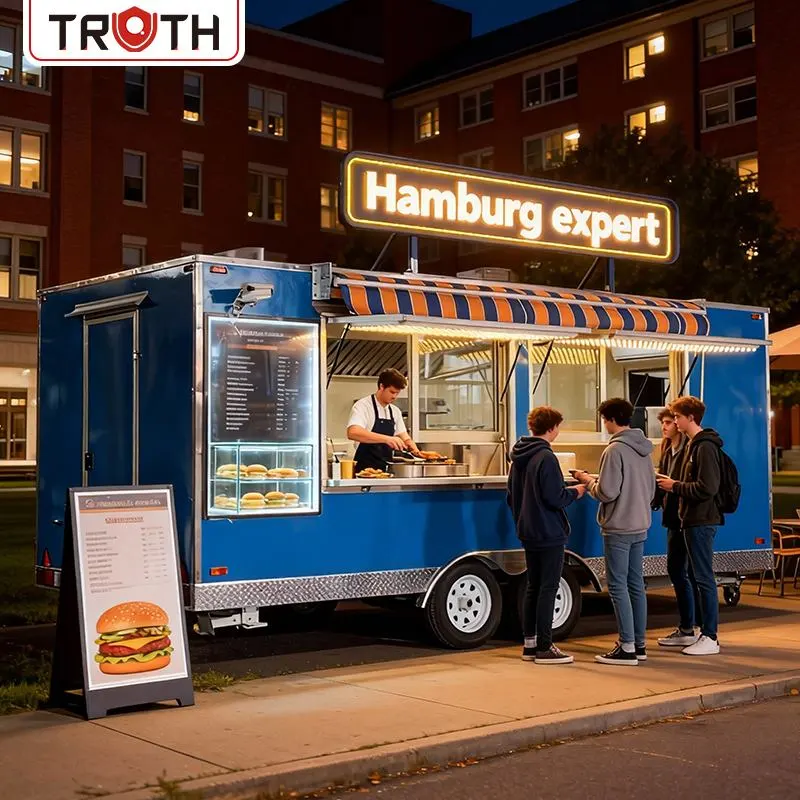 Ciężarówka typu fast food dla Hamburga