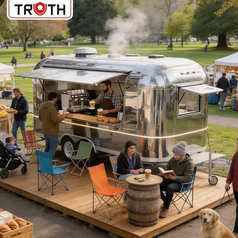 Hamburg Food Cart Truck Z Pełną Kuchnią