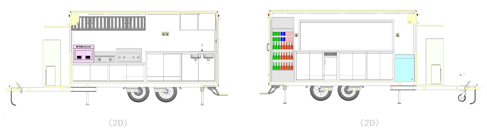 Fully Equipped Coffee Food Truck