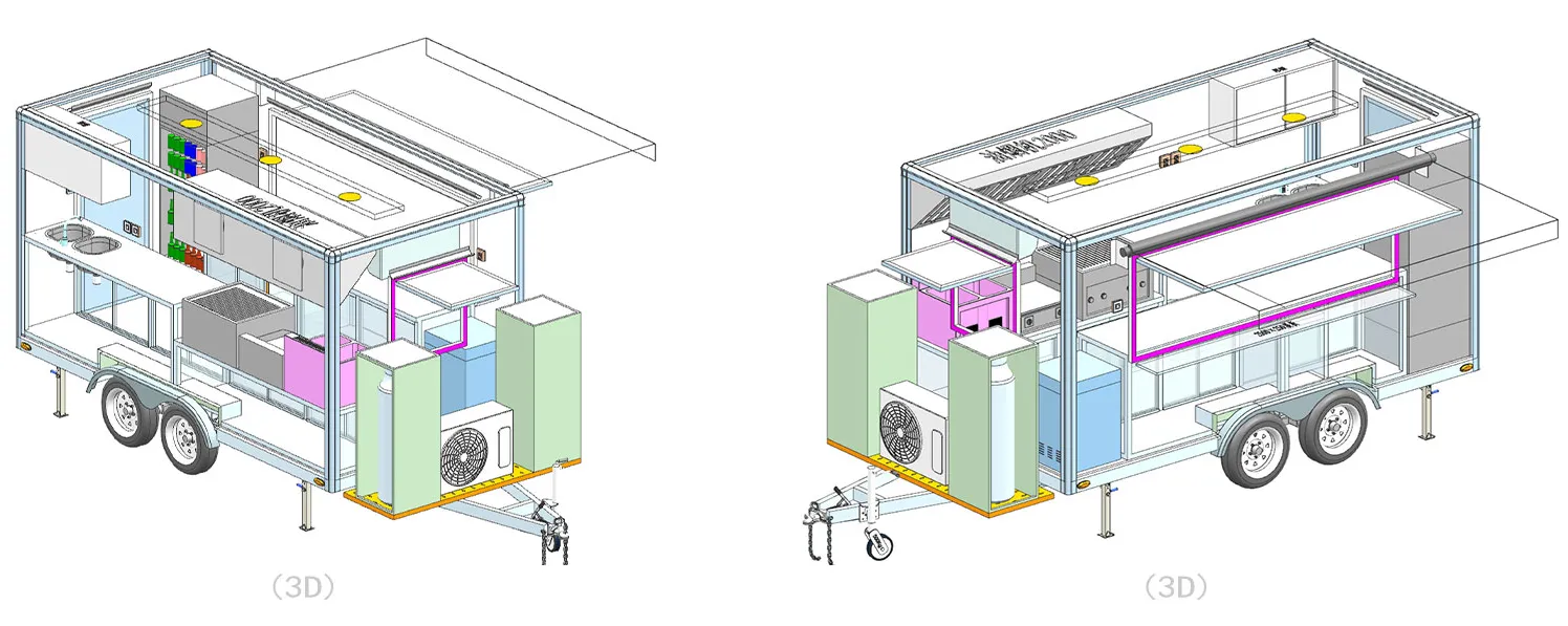 Fully Equipped Coffee Food Truck