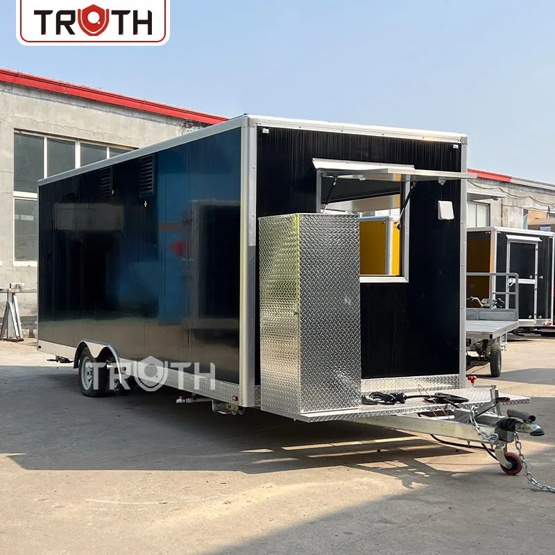 Square Food Trailer
