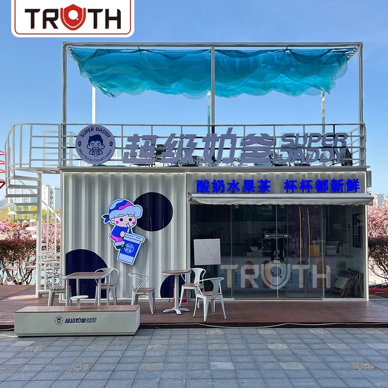 Mobilny sklep kontenerowy z przyczepą Street Food Truck