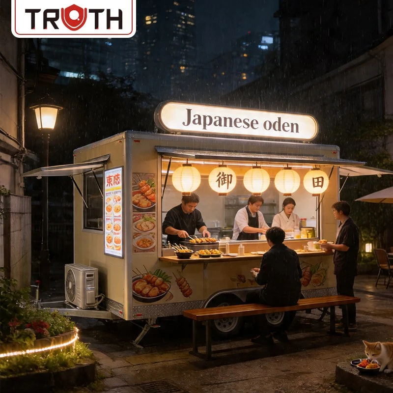 Ciężarówka z jedzeniem w restauracji Tacos